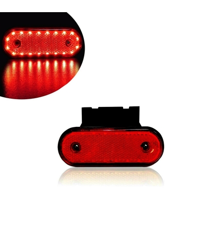 Червен LED Габарит Със Стойка, Маркер, 20 Диода - 12V