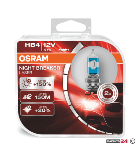 Халогенни крушки Osram Night Breaker Laser  HB4 / 9006 2бр/к-т