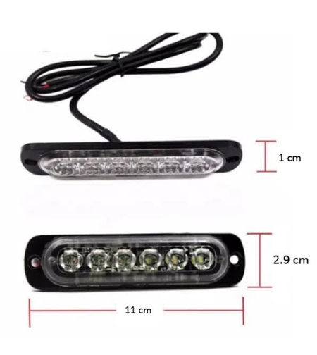 6 LED Аварийна Лампа За Пътна Помощ, Жълта Блиц Светлина, Мигаща!