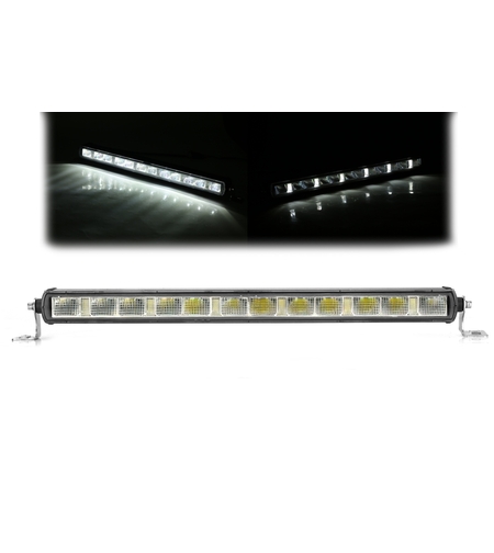 52 См LED Лед Бар с Насоченa SPOT Светлина, Три Функции, Е-Mark, 60W, 4800lm, 12V-24V, Автомобил, АТВ, Джип, 4х4, SUV, Offroad, Камион,Ролбар