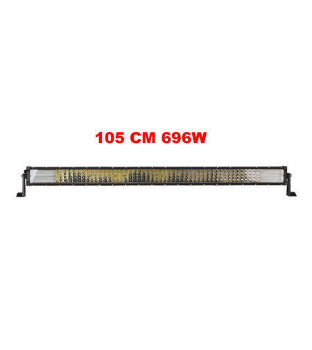 105 См 696W Мощен 7D 7Д Led Bar Лед Диоден Бар Прожектор 12V 24V 4 Редов