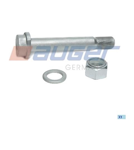 болт L187mm M27x2mm с гайка ресьор за Schmitz(Шмиц) WEWELER