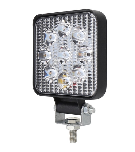 27W Мини Диоден Фар Прожектор Дневни Светлини Диодна Лампа 12V 24V Слим Slim