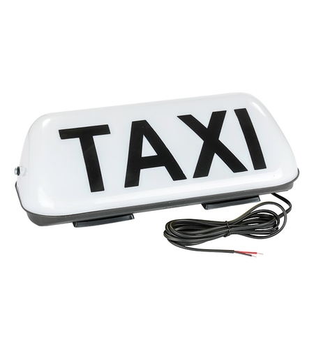 LED лампа TAXI 12V с бяла светлина, магнитно закрепване и захранващ кабел 1,8 м