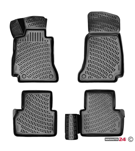 Гумени стелки RizLine съвместими с Mercedes C-class / W204  2007-2014 C209 2003-2010