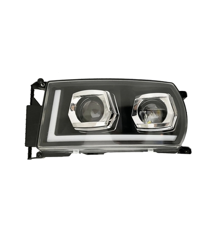 Ляв LED Лед диоден преден фар с DRL дневна светлина за камион Scania P G R S R420 R500 R520 R620 P500 24V