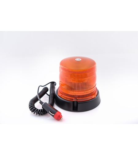 10 LED Лед Сигнална лампа, аварийна, маяк, буркан 12V с магнитно закрепване