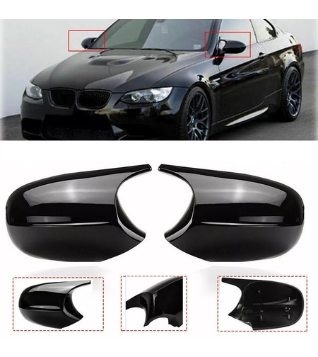 Комплект от 2бр. М-Style капаци за странични огледала за BMW 1-ва и 3-та серия E81 E82 E87 E88 E90 E91 E92 E93 FACELIFT