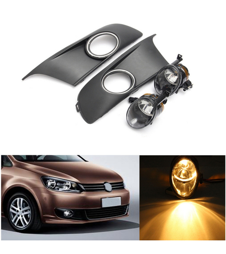 Комплект решетки и халогени лампи за броня за Фолксваген Кади Туран Volkswagen VW CADDY TOURAN 2010+
