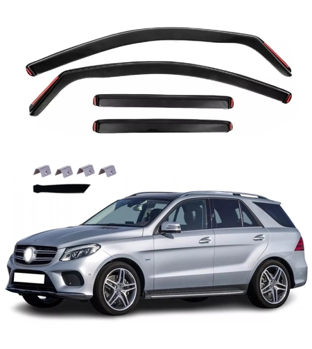 Комплект от 4бр. ветробрани за Mercedes M-Class / GLE (W166) 2011-2018