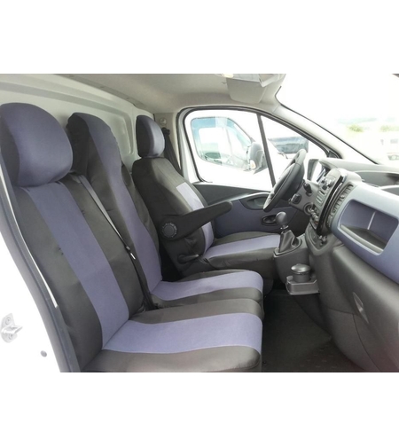 2+1 Калъфи тапицерия за предни седалки за Опел Виваро Opel Vivaro 2014+ Рено Трафик Renault Trafic 2014+ TAP285