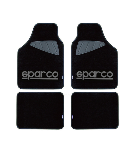 Стелки мокет SPC1902A Sparco Черни-Сиви 4БР/К-Т