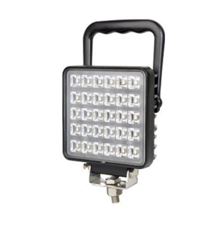 30W LED ЛЕД Диоден Фар Работна Лампа Прожектор С Дръжка и Ключ