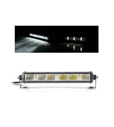 28,4 См LED Лед Бар с Насоченa SPOT Светлина, Три Функции, Е-Mark, 30W, 2200lm, 12V-24V, Автомобил, АТВ, Джип, 4х4, SUV, Offroad, Камион
