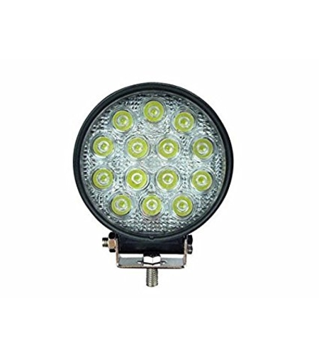 Универсален 42W Лед LED Халоген Фар Работна Лампа 12V - 24V за автомобил офроуд бус ван камион