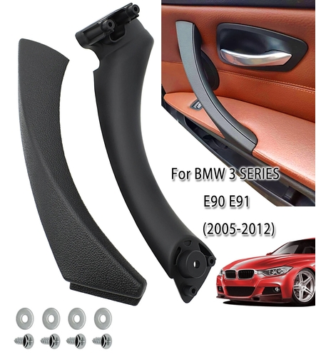 Вътрешна интериорна дръжка за врата за BMW E90 E91 2005-2012г. дясна черна