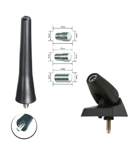 FM АМ Радио Антена 6.5 CM Къса Спортна и Основа За Захващане За Пежо Peugeot 106 206 206+ 306 405 406 806 Expert Partner Експерт Партнер