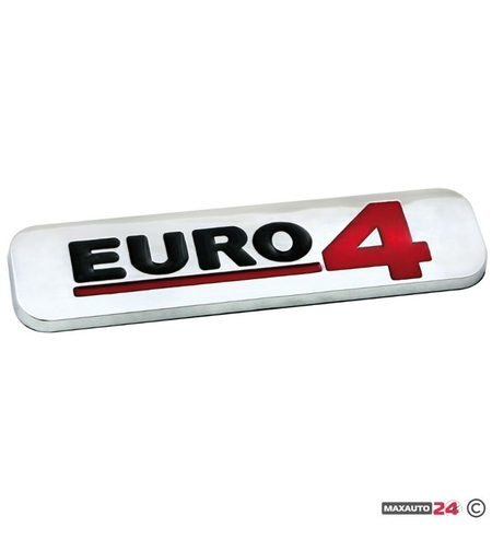 Емблема Euro 4 - 100x25мм