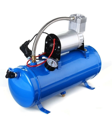 Компресор За Въздух Под Налягане, 12V, 150psi, 8 Бара, 6 литра, За Тромби, Помпене, Боядисване и др.