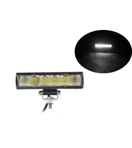 15,4 См LED Лед Бар с Комбинирана Combo Светлина, Е-Mark, 18W, 6 LED, 1500lm, 12V-24V, Автомобил, АТВ, Джип, 4х4, SUV, Offroad, Камион,Ролбар