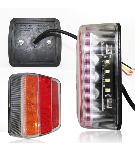 1 брой LED ЛЕД Диоден Стоп Задна светлина 12V 24V Волта за бус камион ТИР ремарке каравана