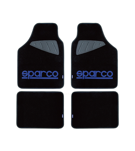 Стелки мокет SPC1901A Sparco Черни-Сини 4БР/К-Т