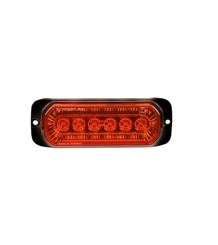 24LED Лед Диоден 12-24V Габарит Маркер Токос + аварийна блиц оранжева светлина мигаща за камион бус ван каравана платформа кемпер пътна помощ