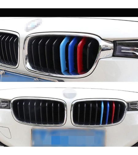 Декорация за решетка съвместима с BMW F30 (2013-2019) 8 ребра