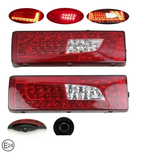 Комплект LED Лед Стопове, 8 Функции, За Скания Scania L, P, G, R, S, CP, CG, CR, CT 2017+