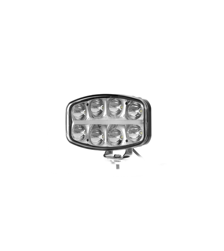 Нов мощен 64W LED Лед Фар Халоген с Три Функции Неон Neon ефект 12-24V Бяла светлина 6500LM