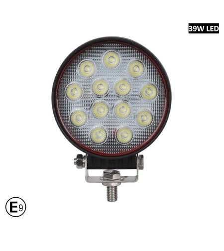12См 39W Супер Мощен Кръгъл PRO Led Диоден Халоген Лед Лампа Прожектор 12V 24V