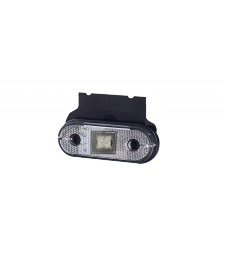LED ЛЕД Светодиоден Водоустойчив Бял Габарит Маркер Токос 12 - 24V за камион бус ван пикап ремарке каравана платформа и др. 120 x 46 mm