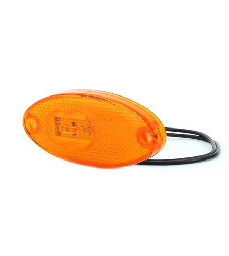 LED Светодиоден Габарит, Оранжев, Е-Mark, 12V-24V