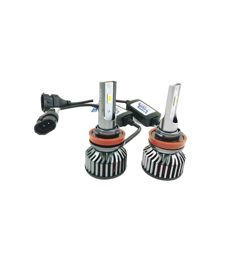 Комплект uмалени mини лед диодни крушки H11 H8 H9 H11 Х11 Х8 Х9 Х11 12-24V 70W 10000lm за фарове Can Bus без грешки Photon Mono LED +3 Plus