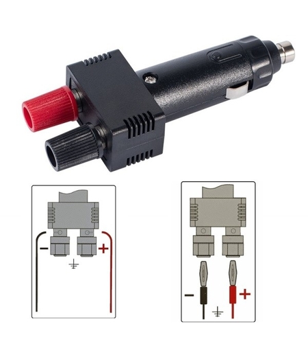 Букса за запалка с бързи конектори бърза връзка 12V