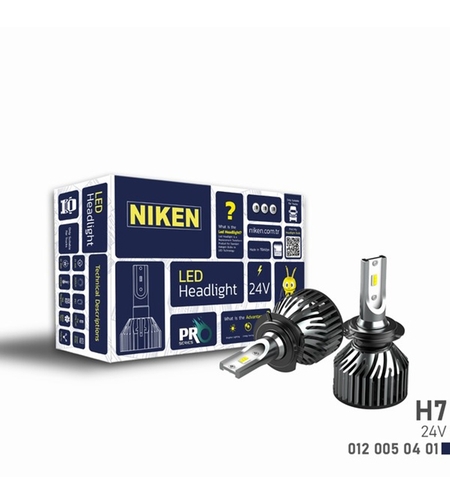 Диодни крушки Niken H7 ПРО 2бр/к-т - 24V