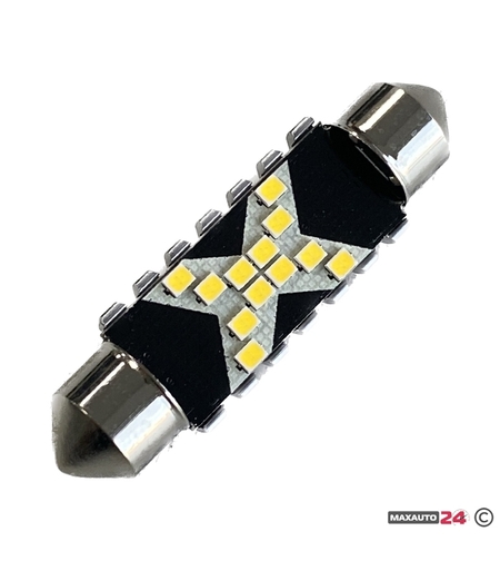 Диодни крушки CAMBUS 12/24V - 82288 - 41мм - 2бр/к-т