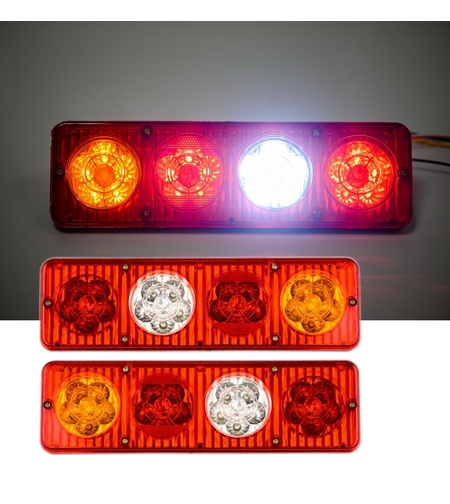 Комплект LED стопове мигач задна светлина 24V за камион бус ТИР, ремарке ST0152