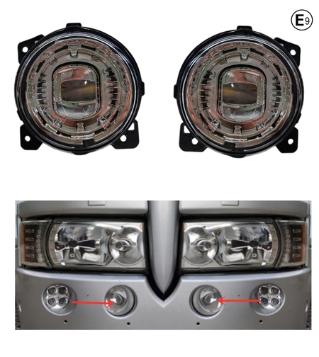 Комплект LED халогени, фарове за мъгла за SCANIA серия P, G, R, T 2004-2017