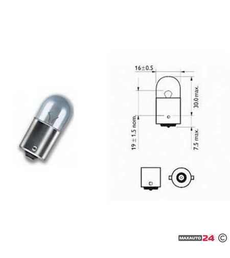 Крушка Maxxx light - G18 R5W 10бр/к-т