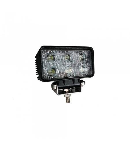 18W LED DRL дневни халогени светлини фар работна лампа 11см 6 диода 12/24V