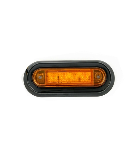 LED Диоден Вграден Страничен Габарит, Маркер, Токос Оранжев 12-24V за камион, бус, ван, платформа, ремарке Е-марк Е9