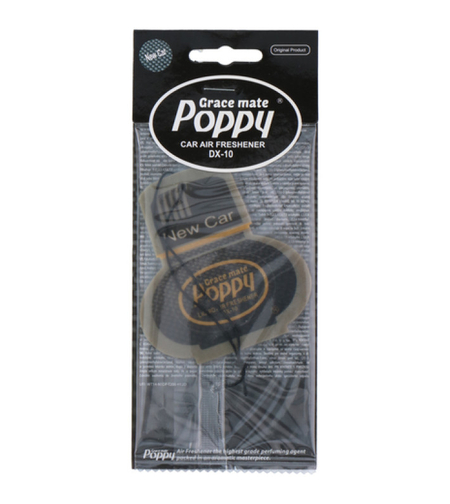 Poppy Ароматизатор освежител за въздух с аромат на нова кола