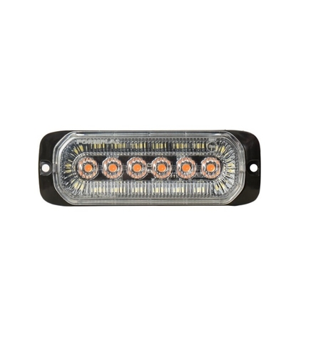 24LED Лед Диоден 12-24V Габарит Маркер Токос с бяла светлина + аварийна блиц оранжева светлина мигаща за камион бус ван каравана платформа кемпер пътна помощ