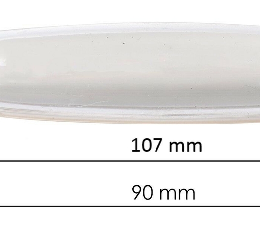 LED Светодиоден Габарит Неон Ефект Маркер Токос Бял 12V-24V 107 mm