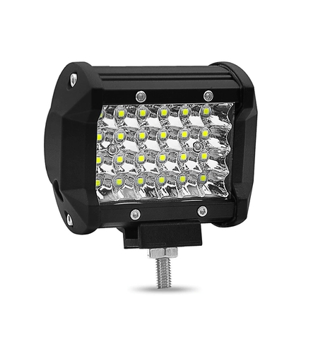 Универсален 72W Лед LED Халоген Фар Работна Лампа 12V - 24V с Насочена Spot Светлина за автомобил офроуд бус ван камион