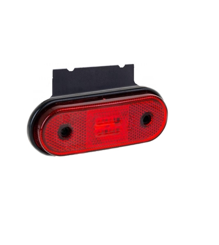 LED ЛЕД Светодиоден Водоустойчив Червен Габарит Маркер Токос 12 - 24V за камион бус ван пикап ремарке каравана платформа и др. 120 x 46 mm