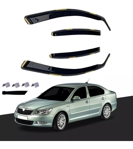 Комплект от 4бр. ветробрани за SKODA OCTAVIA SEDAN 2004 - 2013 MK2