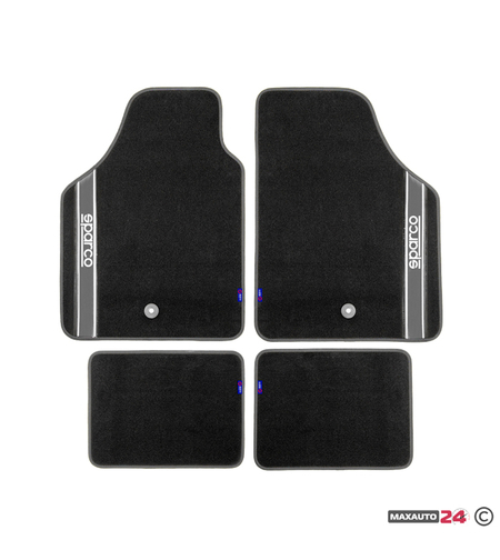 Универсални мокетни стелки Sparco - 03763BAR със сиво
