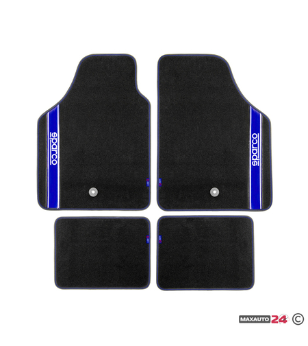 Универсални мокетни стелки Sparco - 03763BBS със синьо